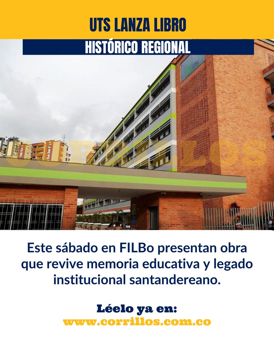 CorrillosR's tweet image. Lanzan viaje narrativo de las UTS en la Feria Internacional del Libro corrillos.com.co/lanzan-viaje-n…

#UTS #FILBo #Educación #Santander #Historia #Cultura
