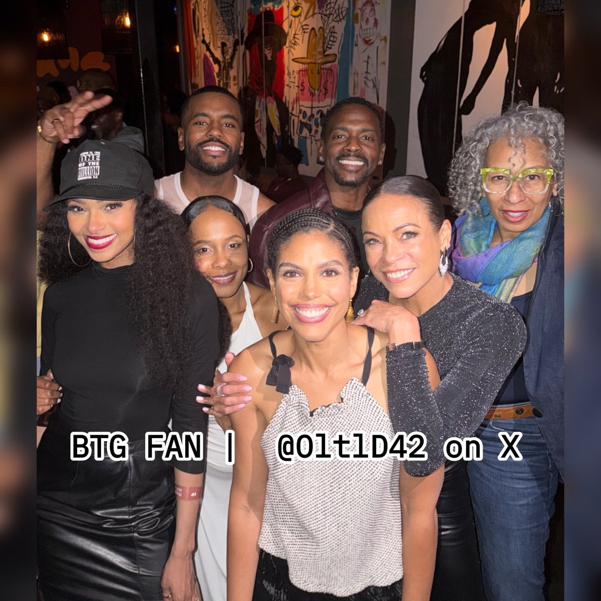 OltlD42's tweet image. Another photo shared by Colby Nixon, taken last night at a gathering with her husband, along with Tamara Tunie, Daphnee Duplaix, Karla Mosley, Marquita Goings, Sean Freeman, and Keith D. Robinson.

Edit by @OltlD42 

#BeyondTheGates #Gatekeepers#Drama #SoapFans
#EditByOltlD42