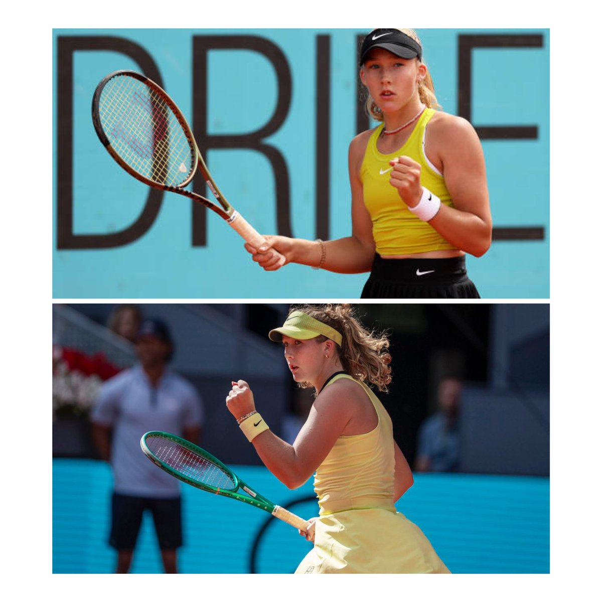LinaShokh's tweet photo. Mirra Andreeva at the press conference after her loss: “I think the way I approach matches has changed a lot, because even when I was playing against Sabalenka in my first tournament here in Madrid, I was just trying to enjoy the atmosphere and wasn’t expecting anything from myself. So I was just playing like every match was my last.
So I was just trying to give it all and I knew I couldn’t tell myself anything bad if I would loose because no one expected me to win so many matches that year. But now, of course, I know how well I can play, and everyone else knows it too.

So now it’s a matter of how to keep that level every time I play and finding consistency as well.”