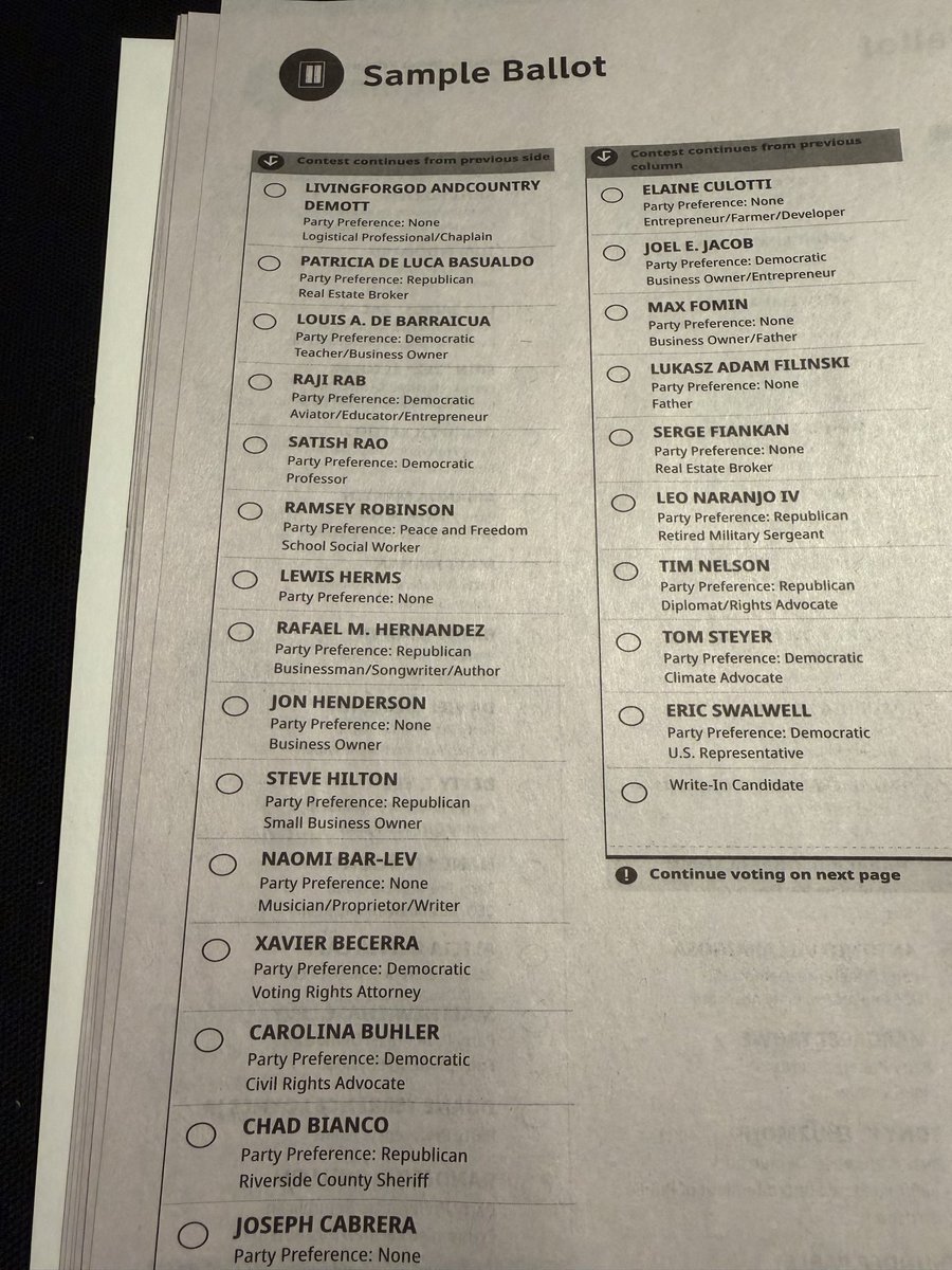 impeachdummy46's tweet image. #FIX CA PRIMARY BALLOT ON 06/03/2026 #MIDTERM ELECTION 2026 🚨🗳️🇺🇸#STEVE HILTON BIO PROFILE IS MISSING⁉️ #KATIE PORTER 🥔 HEAD NAME IS ON TOP #WOKE MACHINE IS PUSHING KATIE PORTER FOR THE WIN #SYSTEM DESIGNED TO FAVOR THEIR FAILED CANDIDATE 🤷🏻‍♂️