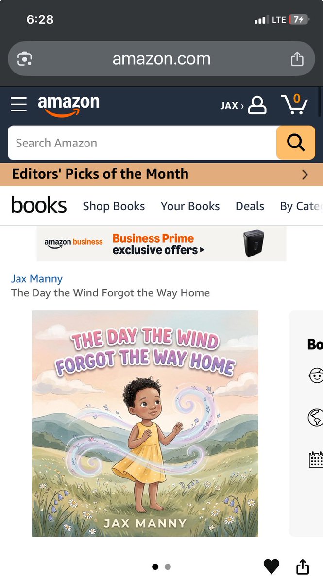 jax_illustrate's tweet image. As a digital illustrator, I’ve always wanted to create a world that feels like a dream. 🌬️✨

My new children’s book, 'The Day the Wind Forgot the Way Home,' is officially LIVE on Amazon! 📖

Get your copy here: a.co/d/0b81cMpX 🔗

#ChildrensBook #Illustration