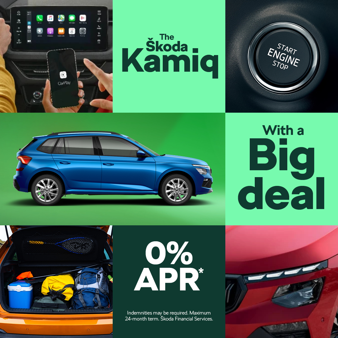 wmcsales's tweet photo. The Škoda Kamiq..

.. With a Big Deal.

0% APR*

*T&amp;Cs apply.

View more details: https://t.co/hbWWAuTuZf

#Skoda #SkodaLondon #SkodaKamiq https://t.co/P3IXu4BQtM