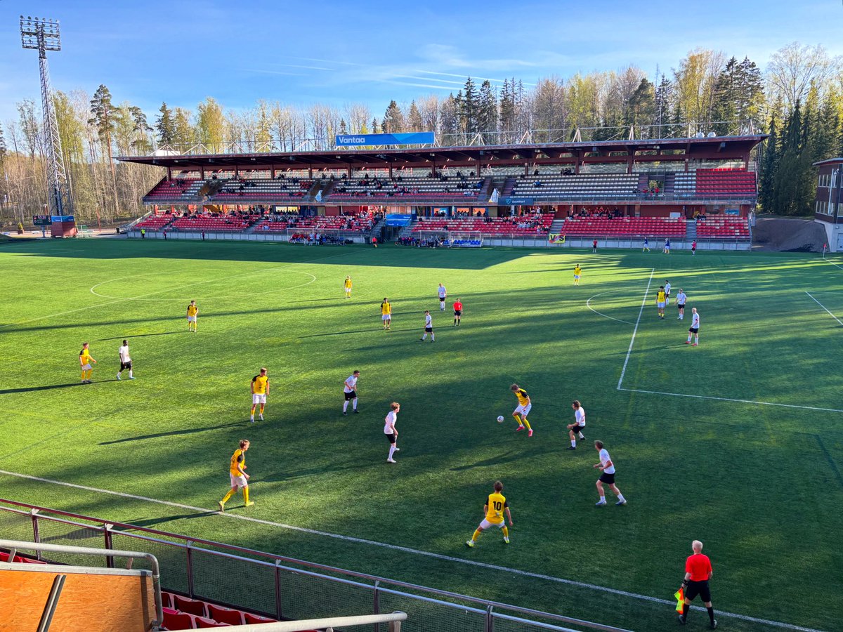 WSXSAFC's tweet image. Match 98 of 2025/26:
Ground 847 - Myyrmäen Jalkapallostadion 🇫🇮 
@miesten_ykkonen
@vjs_vantaa vs @KuPS1923 Akatemia.
Attendance: 347.
Admission: €10.
#ykkonen #finland #suomi #groundhopping