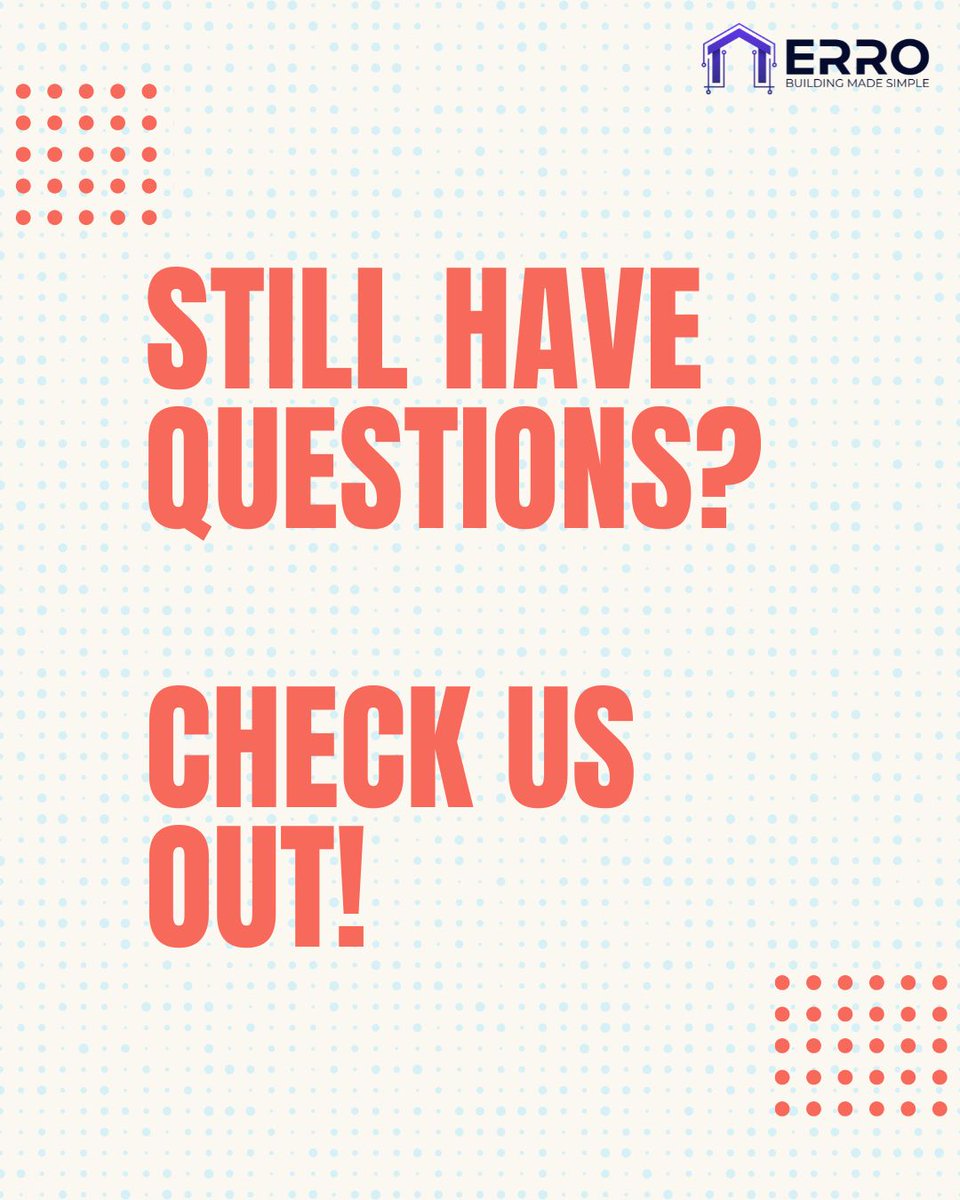 errobuilt's tweet image. Real questions from contractors about Erro. Still have questions? Drop them below!

Sign up today and get 75% off plus free premium onboarding!

#contractor #contractorlife #customhomebuilder #tradeslife #constructionbusiness #smallbusiness #builderlife #worksmarter #errobuilt