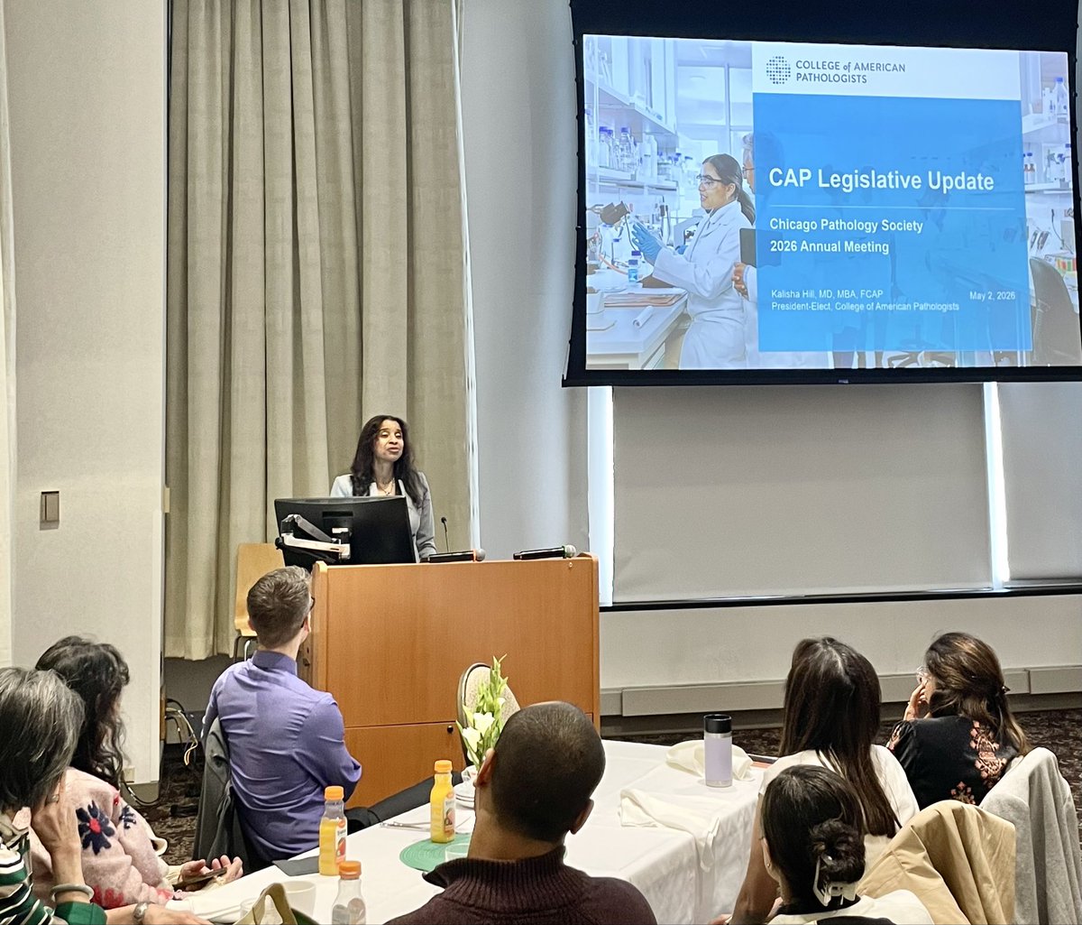 Kalisha Hill, MD, MBA. President-Elect , CAP tweet media
