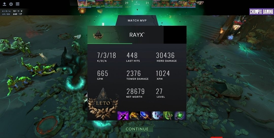 GetGood1337's tweet image. Leto won game 2 and will be facing AD Honores in the Grand Final! 🏆
Congrats! 🥳 
WP @TeamChandogs I hope we will see you next season!
Great cast from @Chompix and @BlueScreenOfCLK 🏆

#GETGOOD
#Dota2 #Esports