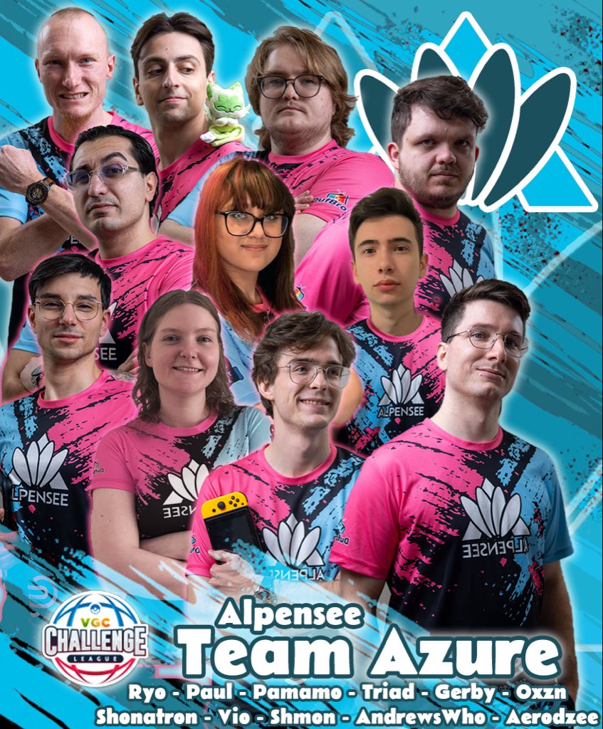AlpenseeVG's tweet photo. Prepare for trouble! And make it double! We‘re storming VCL Division 2 with two teams this season 🌹🦋
Team Rose aims to reclaim their spot in Div 1 while Team Azure will prove why they deserve to become a VCL mainstay.
Follow along for weekly updates! 🌊 https://t.co/JdJn7KMIa7