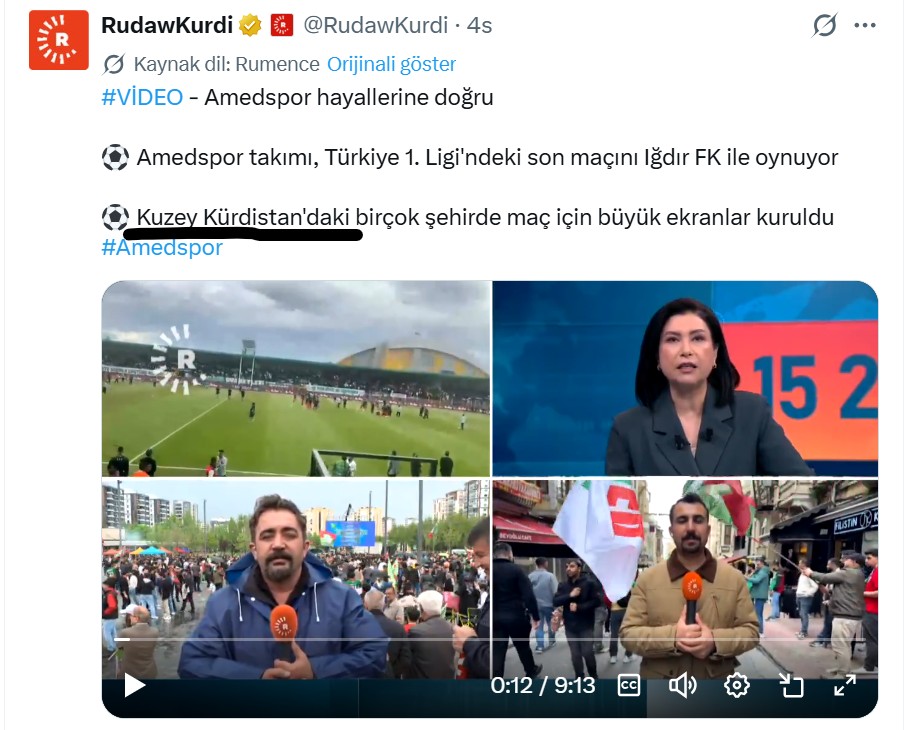 mfatihulas's tweet photo. @vekilince Neden bu düşmanlık diyorlar? Biz Türkiye Cumhuriyeti'nde herkese saygı duyarız ama onlar kendini Türkiye'de görmüyorlar mesele bu. Bakın haberlerine kanımızla canımızla kazanılan topraklarımızdan ne diye bahsediyorlar ! https://t.co/HDYLuR9me2