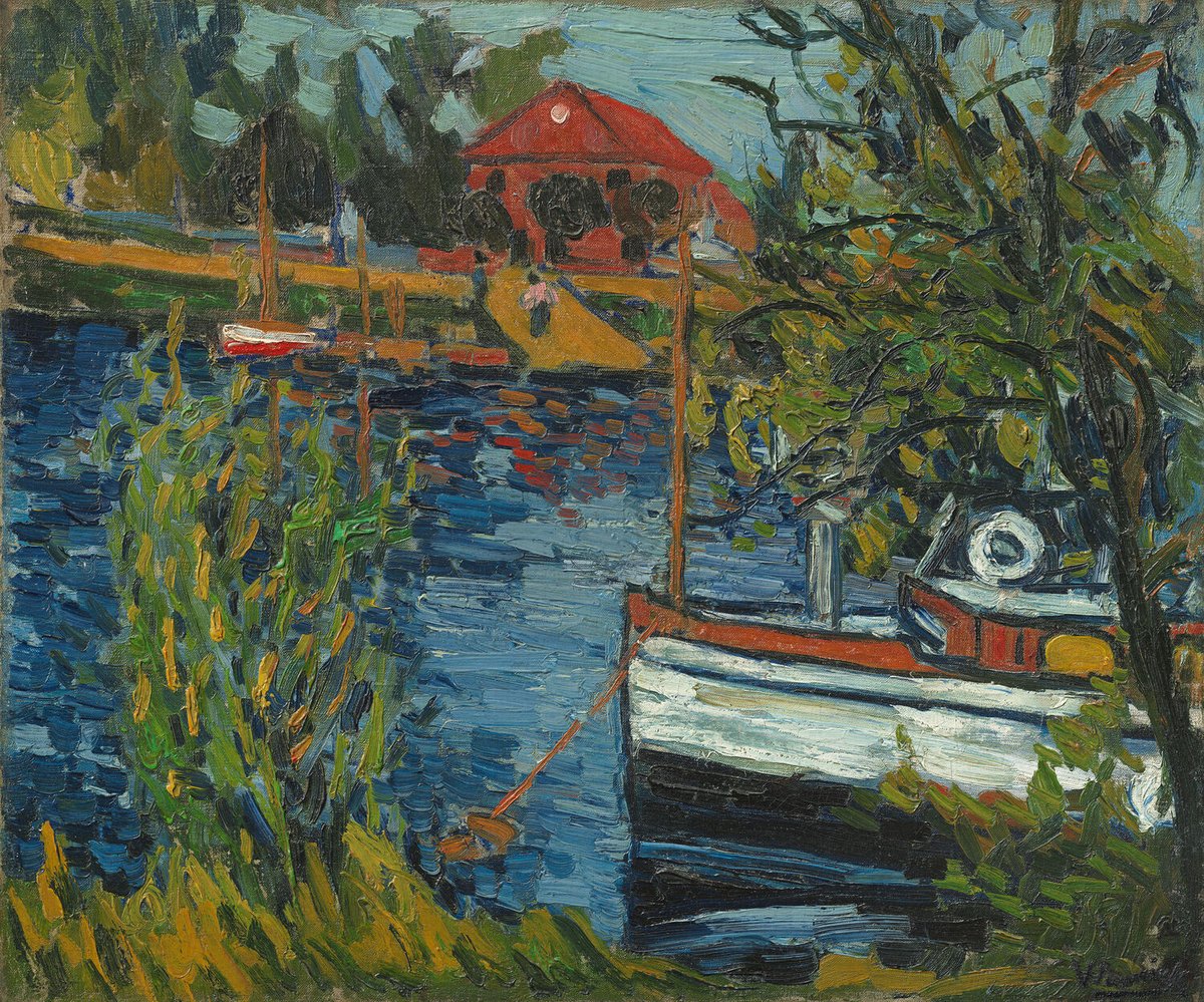 TomasMu73833924's tweet image. 'Rueil, el cobertizo para botes'
Creación de 1906.
Técnica: Óleo sobre lienzo.
Dimensiones: 54,7 × 65,7 cm.
Ubicación: Barberini Museum, Postdam, Alemania.
Autor: Maurice de Vlaminck (francés, 1876-1958)
#arts #paintings