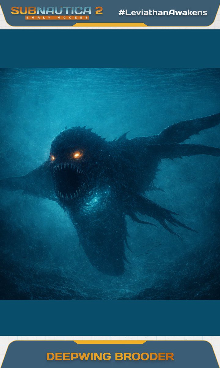 MBeetlebum's tweet photo. #Subnautica2 #LeviathanAwakens I name thee George, George the leviathon. https://t.co/tRV5dl7RJW