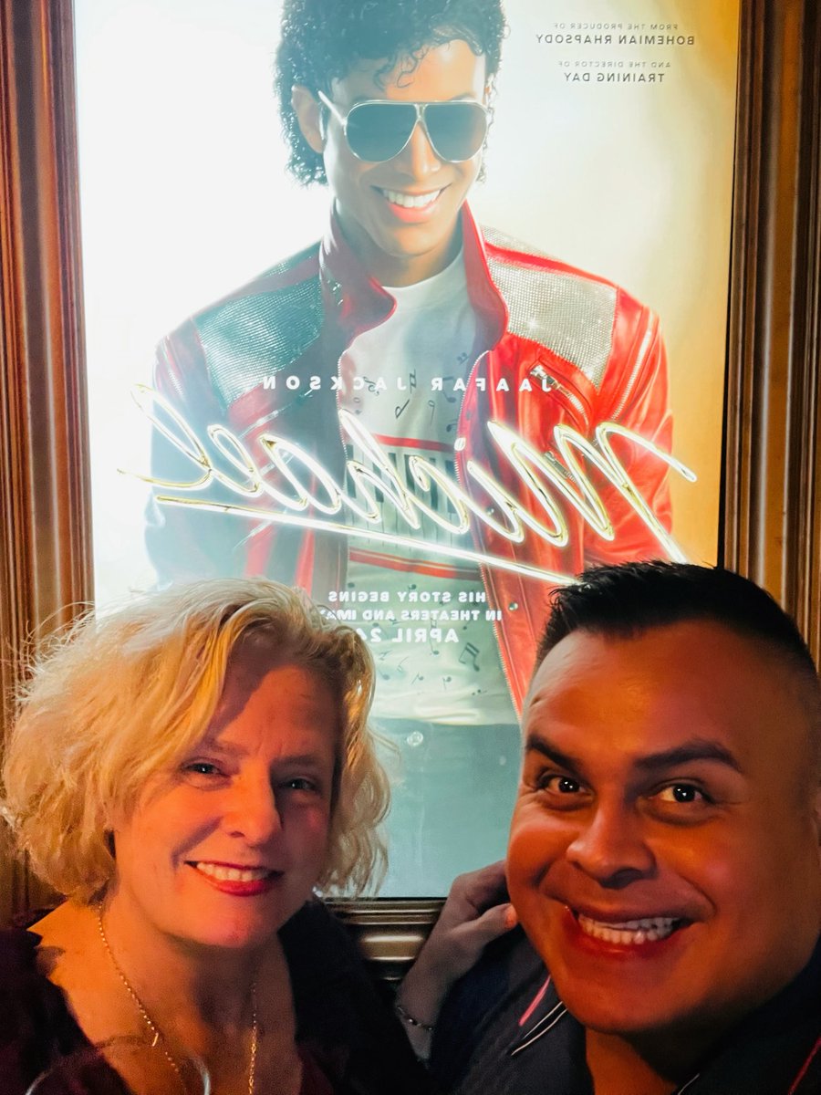 axbjazz's tweet photo. Omg the @michaeljackson movie was the best. Made me feel so many emotions. I miss MJJ! #michaelJacksonmovie https://t.co/khOoMyG6Nm