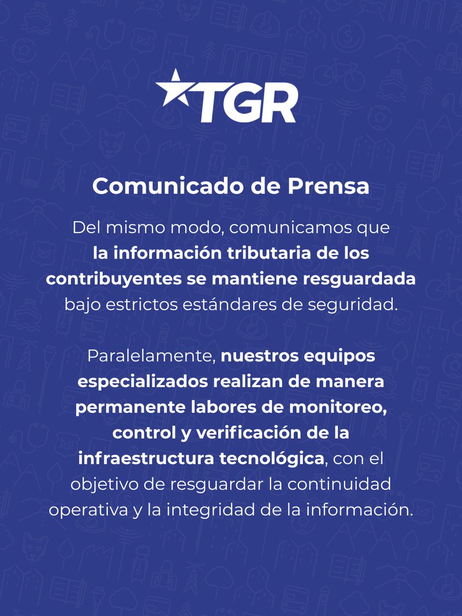 Tesorería General de la República tweet media