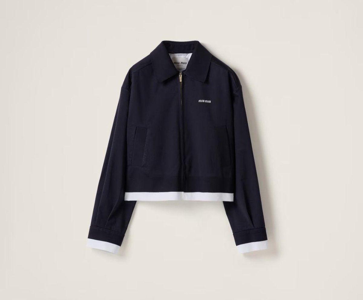 hntzk_46pyo's tweet image. 🐮💙#MILK #塩﨑太智 くん着用

■ Miu Miu
Knit and poplin blouson jacket
¥638,000