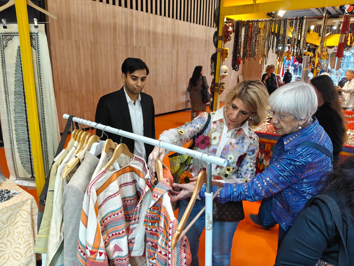 tribesindia's tweet photo. #TRIFED is proudly participating in the @foiredeparis Exhibition in Paris, France, from 30 April to 11 May 2026.

Exclusive handloom &amp; handicraft products made by tribal artisans of India are being showcased on international platform. https://t.co/utLip1hD1o