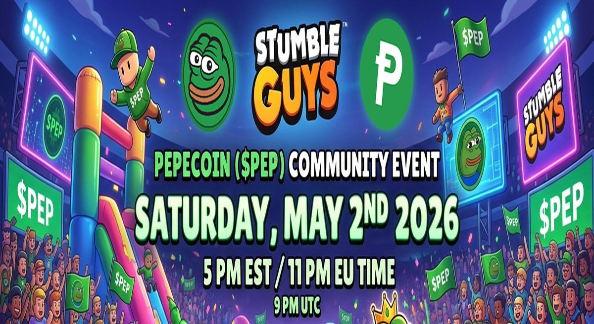 sajmafor's tweet image. We are playing Stumble Guys tonight on $PEP discord

It's been a long time since we had any community gaming event and this is the test for the future ones.

Links in the comments below! 

#PEP #Pepecoin
