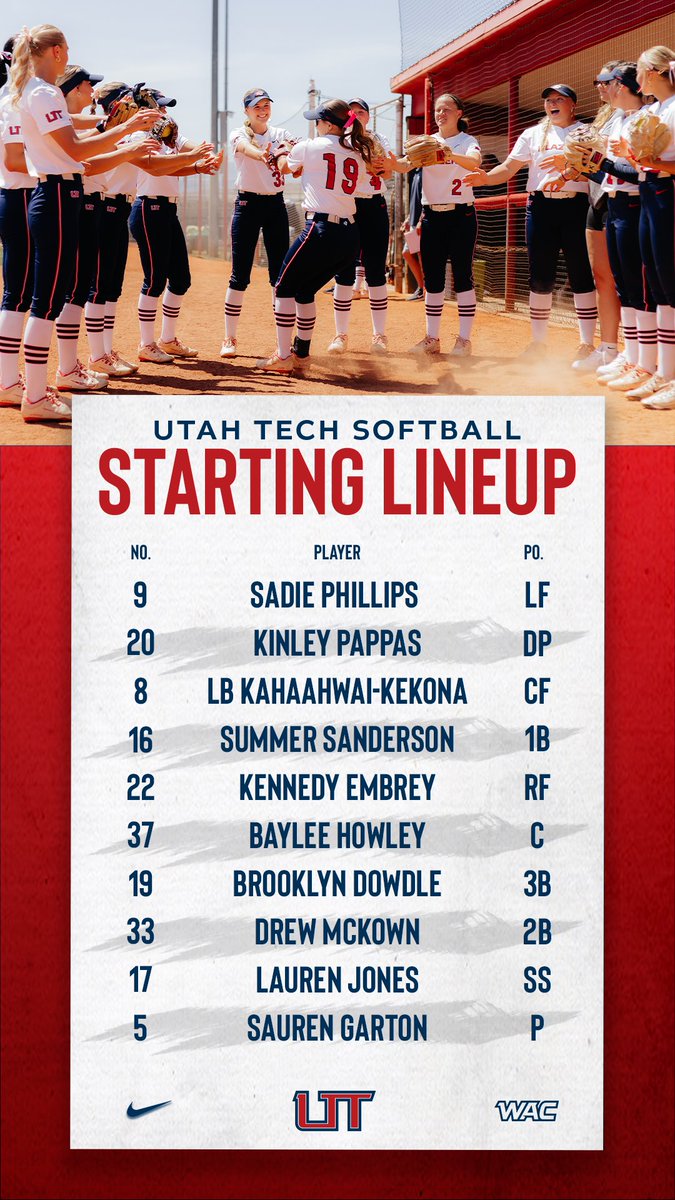Utah Tech Softball tweet media