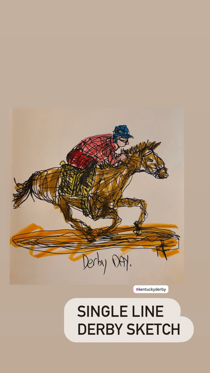 rexfelixx's tweet photo. Derby day!!!
I did a single line drawing of the race! https://t.co/yP8XiMy15v