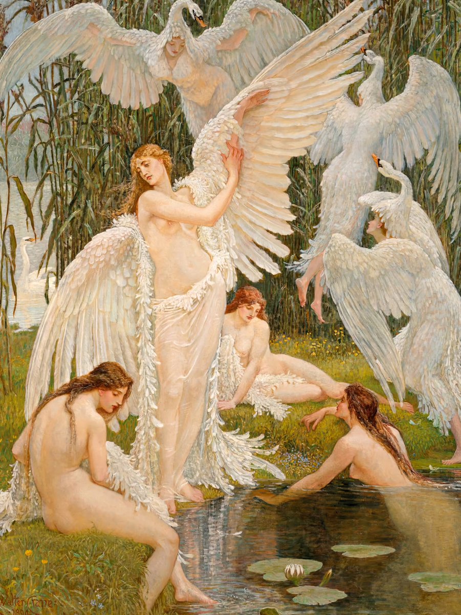 Walter Crane’s The Swan Maidens, 1894