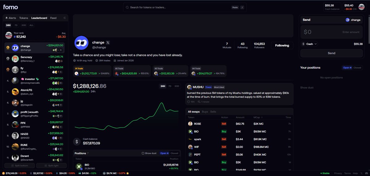 New Fomo website is insane🔥
fomo.family/r/memecointj
