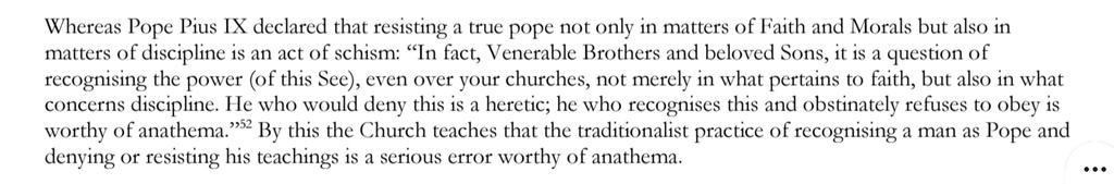 TradCathSermons's tweet photo. The SSPX and all those recognizing the pope as true, but resisting his teachings are in serious error worthy of anathema:
@SSPXEN #SSPX #admitSedeVacante #IGC #ImperfectGeneralCouncil #CounterfeitChurch #NonHabemusPapam #FalsePope https://t.co/6GyHejCYx0