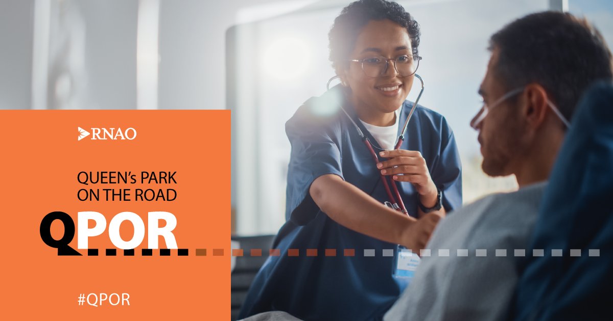 RNAO's tweet image. During #QPOR meetings, RNAO members are discussing nursing &amp;amp; health-related issues with their local MPPs. The three key areas of discussion include::
➡️#PrimaryCareCrisis
➡️#HousingCrisis
➡️#ClimateCrisis

To learn more &amp;amp; to participate — visit: RNAO.ca/events/queens-…
#onpoli