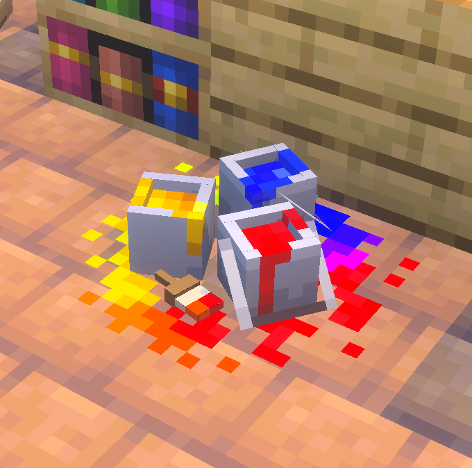 pleinair1212's tweet image. 毎日新ブロック追加301日目【ペンキ缶】 
 #Minecraft #Blockbench