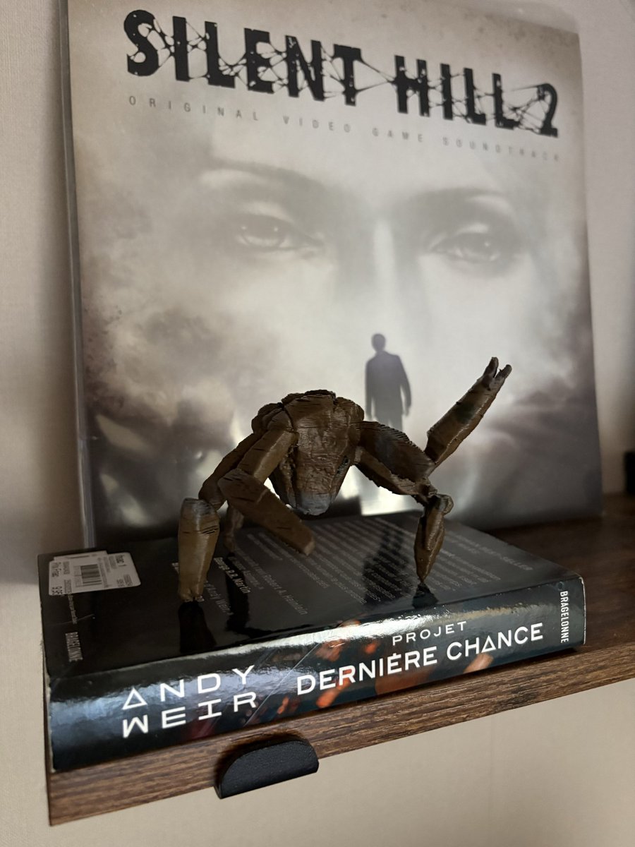 GwerzC's tweet photo. My girlfriend’s brother made us this little Rocky from project Hail Mary ! He printed it and painted it. This is so cool ! 👎

#projecthailmary https://t.co/B0Buk9YtmT