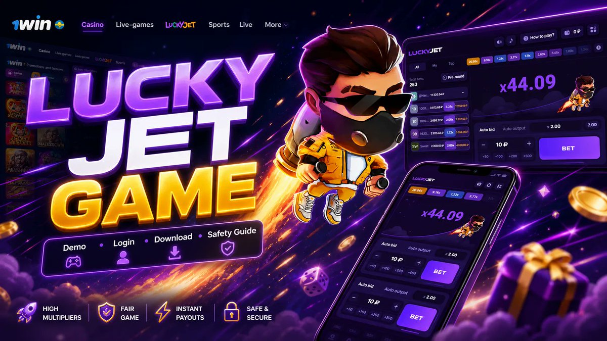 AviatorPlayGame's tweet photo. Updated Lucky Jet Game guide is live 🚀
https://t.co/ItM7GIi8tM
We expanded the page with clear sections on demo mode, login, registration, download/APK risks, promo codes, withdrawals, Lucky Jet vs Aviator, common problems, and safety warnings.

No hype. No “guaranteed win” claims. Just a practical crash-game review for players who want to understand the risks before playing.

#LuckyJet #LuckyJetGame #CrashGame #AviatorGame #LuckyJetDemo #LuckyJetAPK #CasinoReview #OnlineCasino #GameReview #GamblingSafety #ResponsibleGambling #CrashGames #Aviator #CasinoGuide