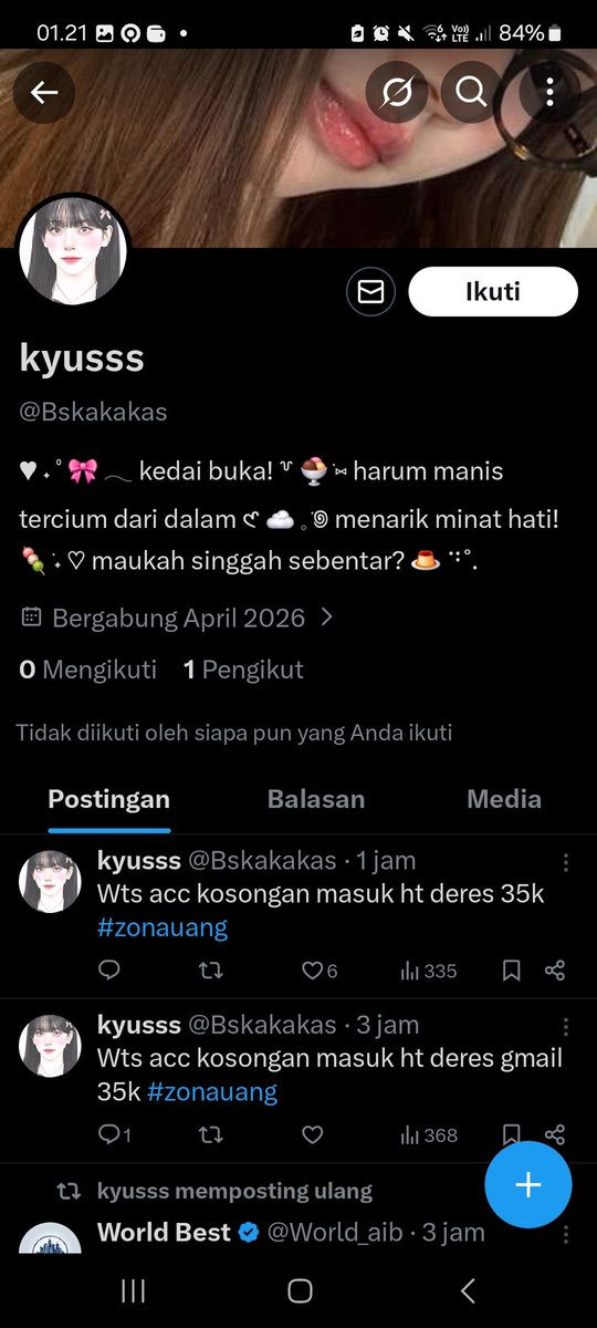 Mar1066822's tweet photo. Nipu nih @Bskakakas #zonauangㅤ #masukht https://t.co/wsvKAdNnGO
