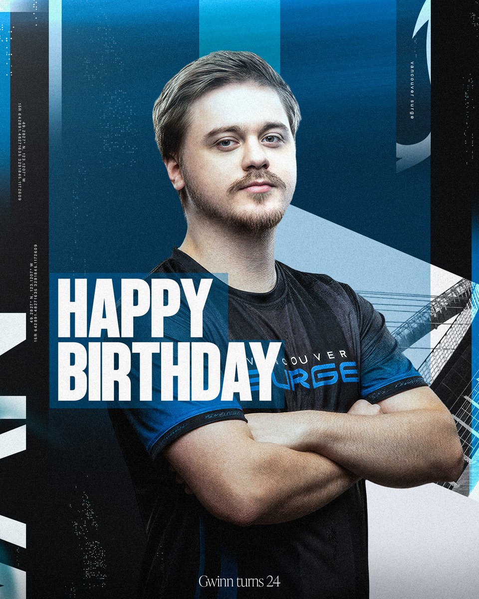 SurgeVancouver's tweet photo. Birthday gameday? 🎂

Join us in wishing @GwinnWRLD a happy birthday! 🎈

#DrownThemOut 🔱 https://t.co/B8dSboKwJ9