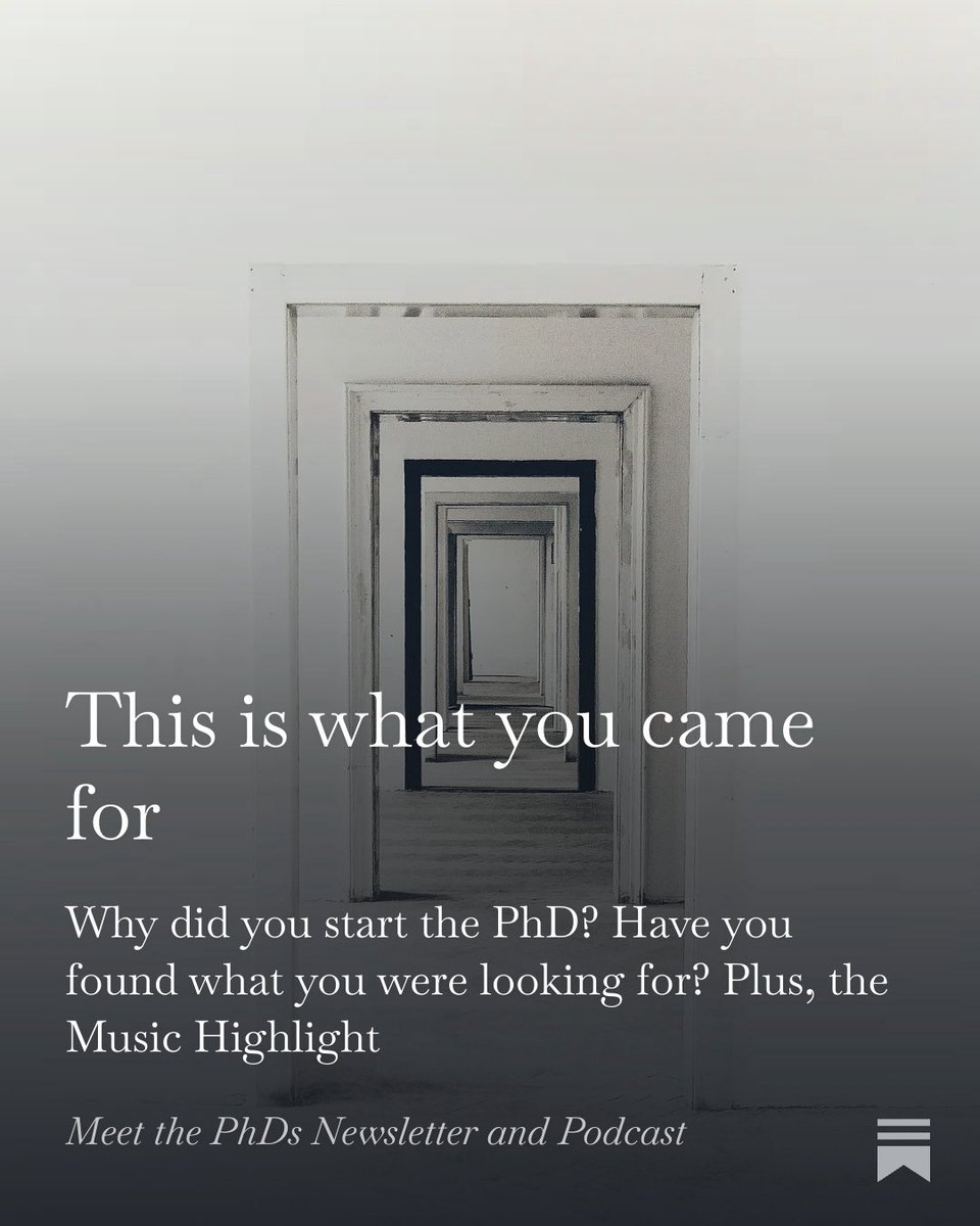 vickyloras's tweet image. Why did you start the PhD?
And somewhere along the way - did you find what you were actually looking for?

This week’s newsletter is about the quieter side of doctoral work:

Read here: This is what you came for vickyloras.substack.com/p/this-is-what…

#PhDLife #AcademicWriting #DoctoralResearch