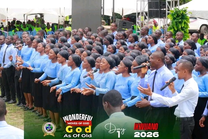 TlccrmOfficial's tweet image. YOUTH CHOIR || THE WONDERFUL MOVE OF GOD AS OF OLD || DAY 1 || ABIA - IKWUANO PROGRAM || MAY 2026

The Youth Choir ministered with power and assurance, declaring that the God of wonders will do wonders today.

#Chosen
#TLCCRMOfficial
#PstLazarusMuoka
#Abia2026
#Ikwuano2026
