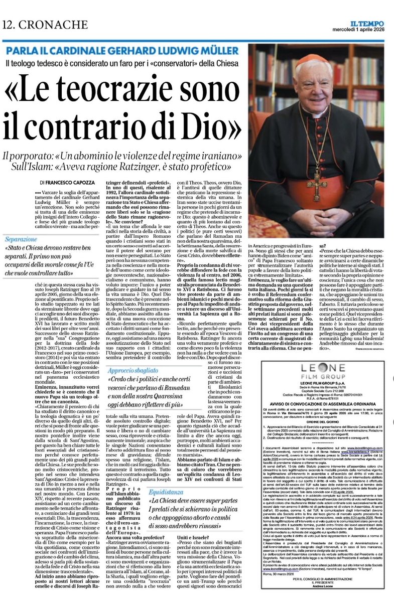 Capozza_Franc's tweet photo. C’è chi dei cardinali è amico e confidente fidato e chi, come @silerenonpossum , ne sparla solo, perché dalle loro Eminenze è solamente schifato.
#news #fake #LeoneXIV #millantatori https://t.co/eNZs2H2DtQ