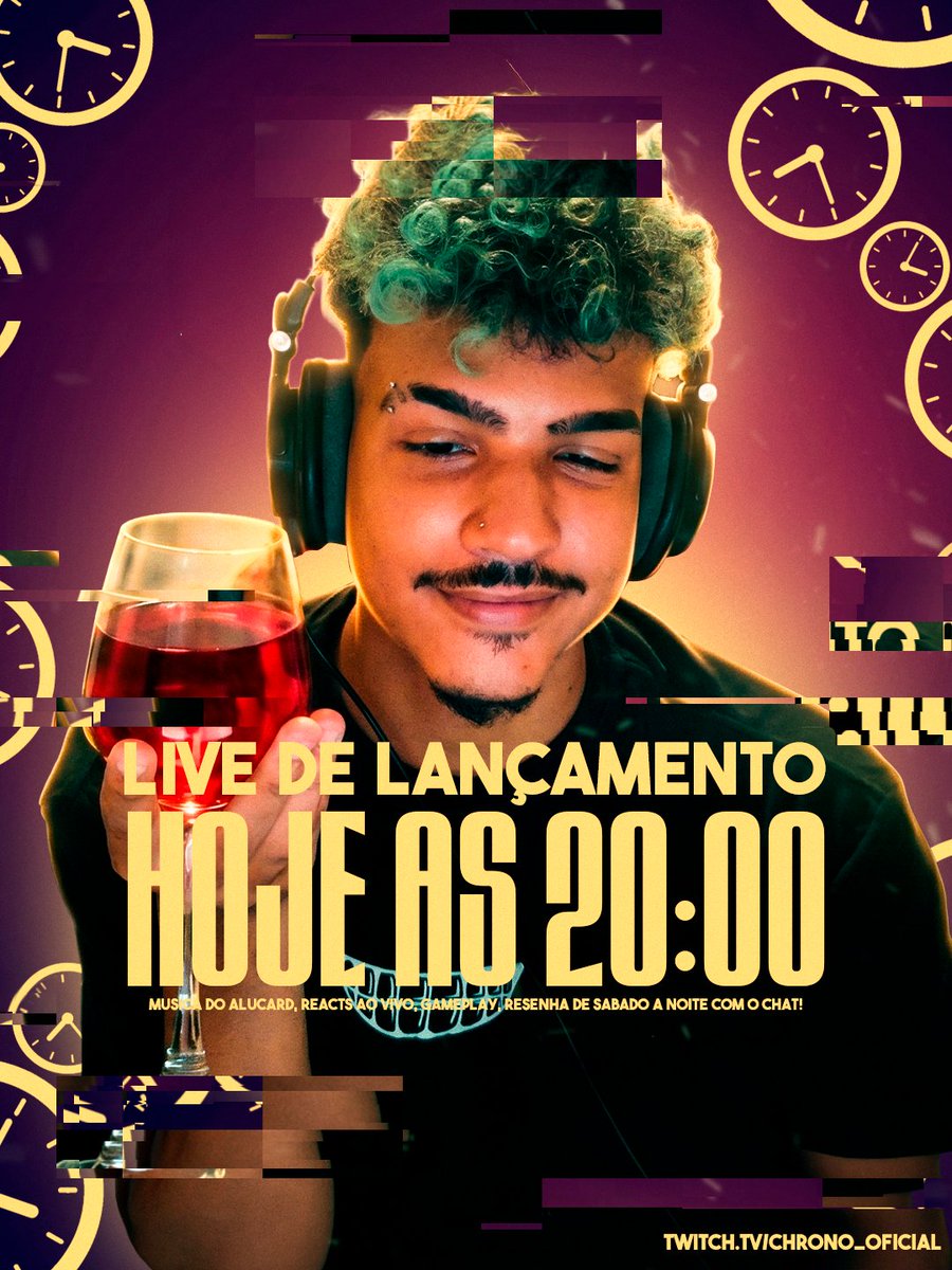 ChronoOficial's tweet photo. 🚨ATENÇÃO ATENÇÃO🚨

HOJE AS 20:00 VAI TER LIVE DE LANÇAMENTO DA MÚSICA DO ALUCARD!!!

Hoje eu planejo reagir a alguns sons que a rapaziada me mandar, fazer umas tierlist e ainda jogar um DBD no final da Live, então aparece ai que vai ser foda demais hihihi

LINK NOS COMENTÁRIOS! https://t.co/zKxyieKc3n