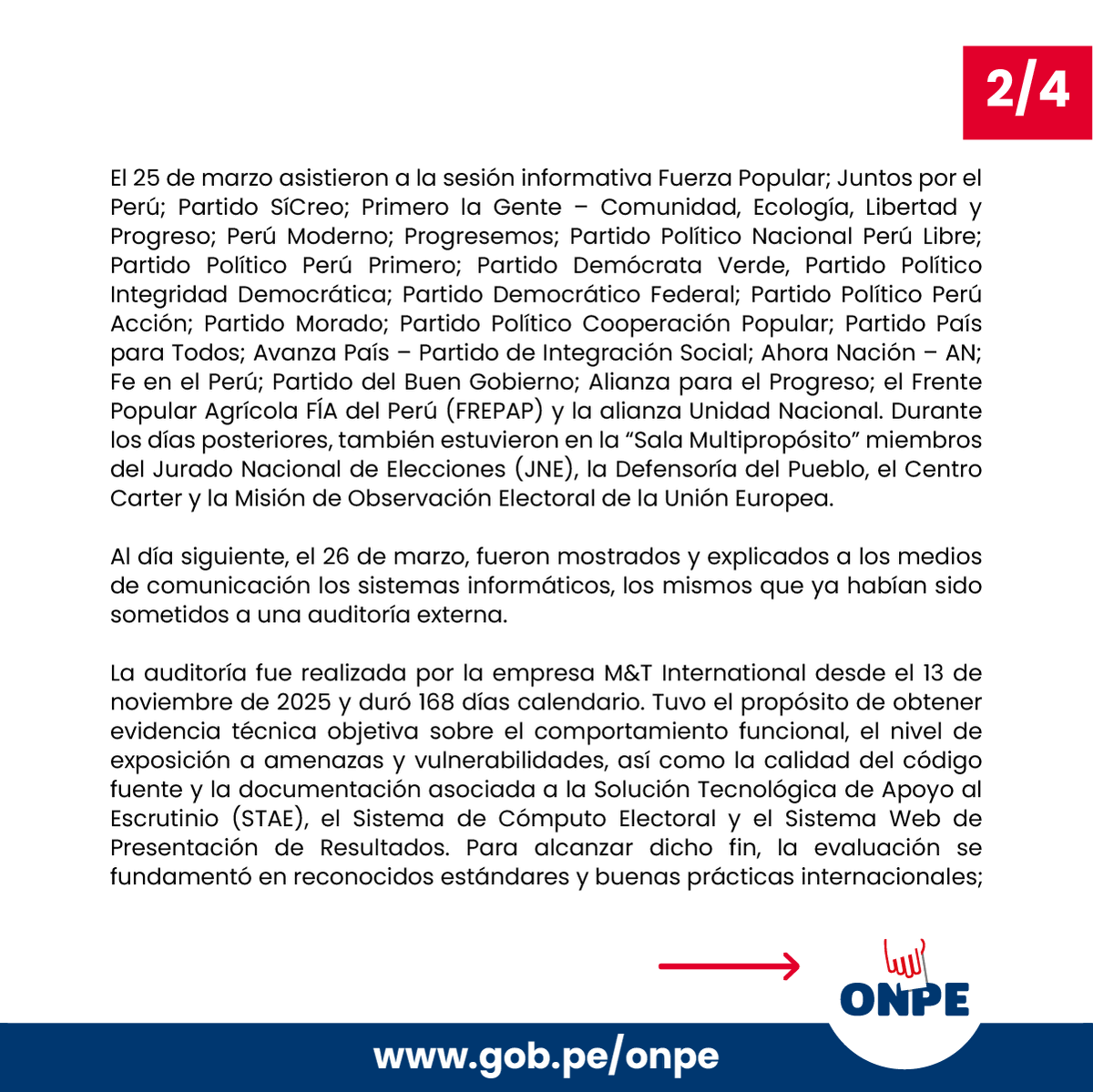 ONPE tweet media