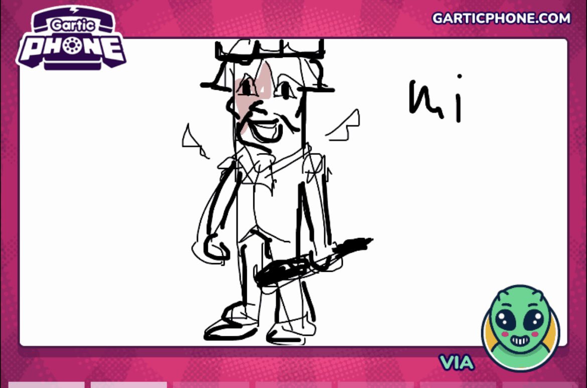 peachesforvia's tweet image. Idfk nation mention in dumb stream so look at our gartic phone session #scared