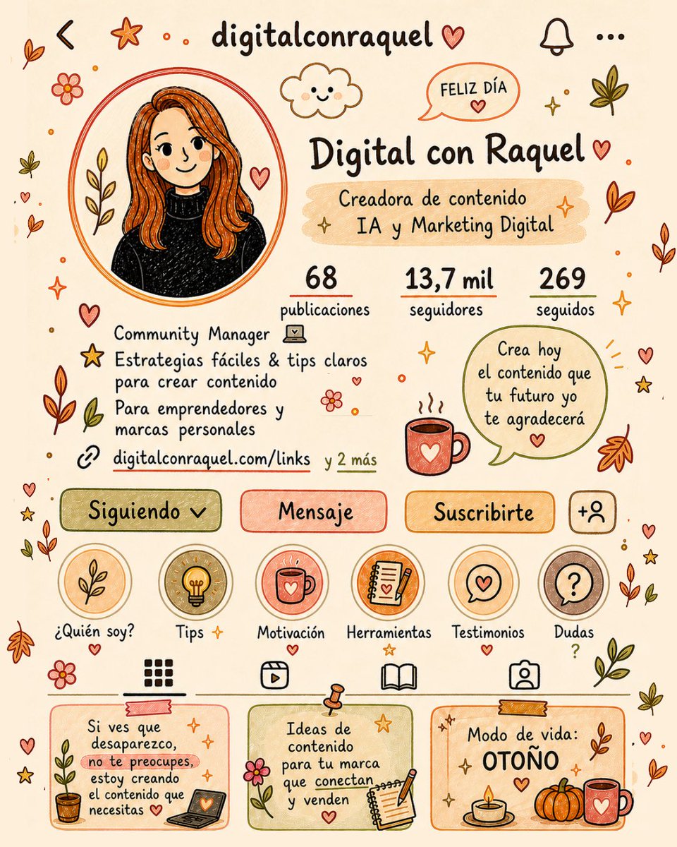 digitalraquel_'s tweet photo. Nueva tendencia 🚀

Convierte tu perfil en estilo doodle con IA

Te dejo el prompt 👈🏼

Guárdalo para usarlo cuando quieras y sígueme para más contenido generado con IA 🤖 

#IA #Tendencias #MarketingDigital #ChatGPT https://t.co/fT93plGSvH