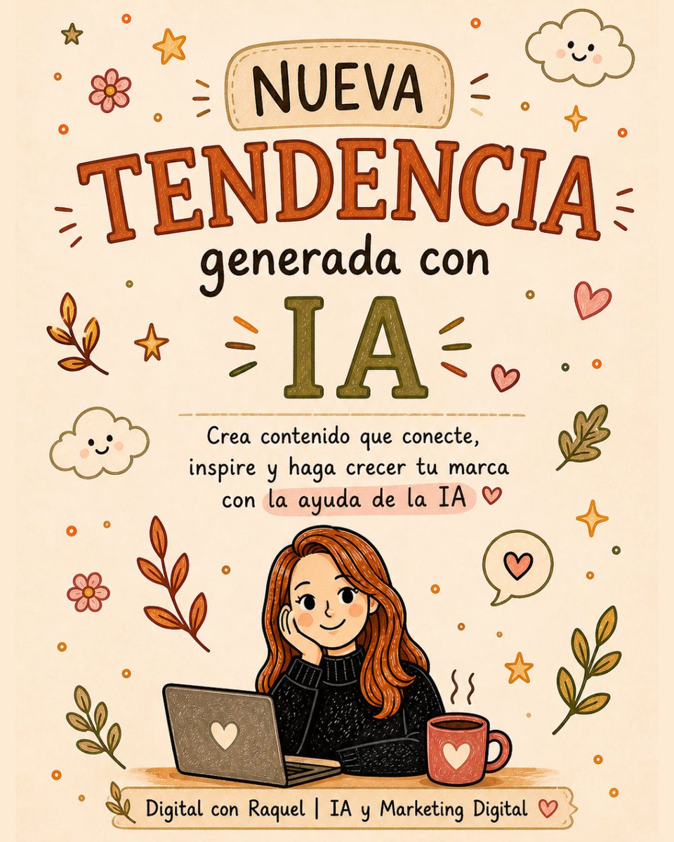 digitalraquel_'s tweet photo. Nueva tendencia 🚀

Convierte tu perfil en estilo doodle con IA

Te dejo el prompt 👈🏼

Guárdalo para usarlo cuando quieras y sígueme para más contenido generado con IA 🤖 

#IA #Tendencias #MarketingDigital #ChatGPT https://t.co/fT93plGSvH