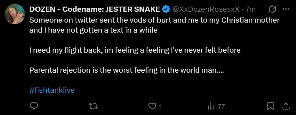 Doing gaytent to "own" Jet didn't work out, did it?

#FishtankLive
