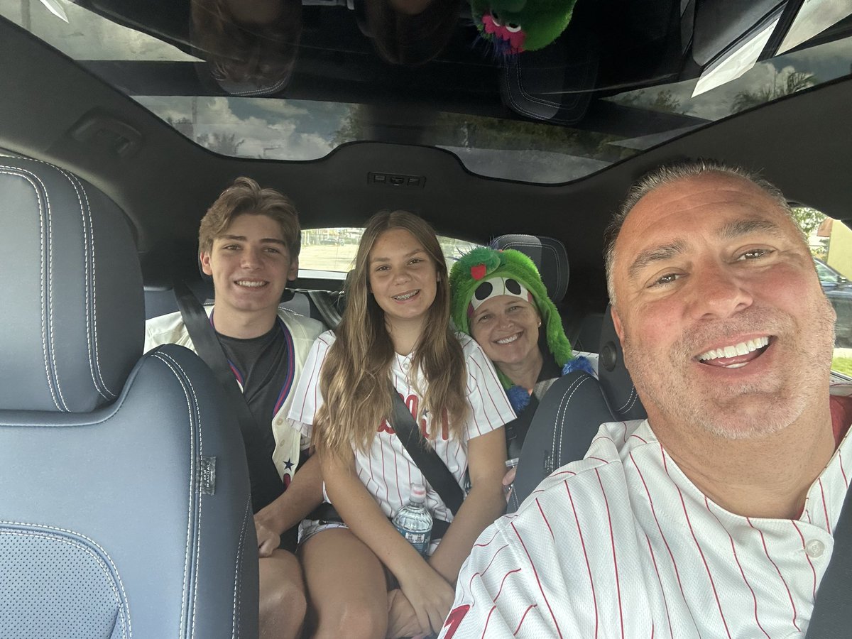 cdmoyerfl's tweet photo. On Our Way To @Phillies @Marlins With @Waymo See You Section 219 Ront Row @NBCSPhilly @TMacPhils @RAJr_20 https://t.co/XfE2NJL7Jj