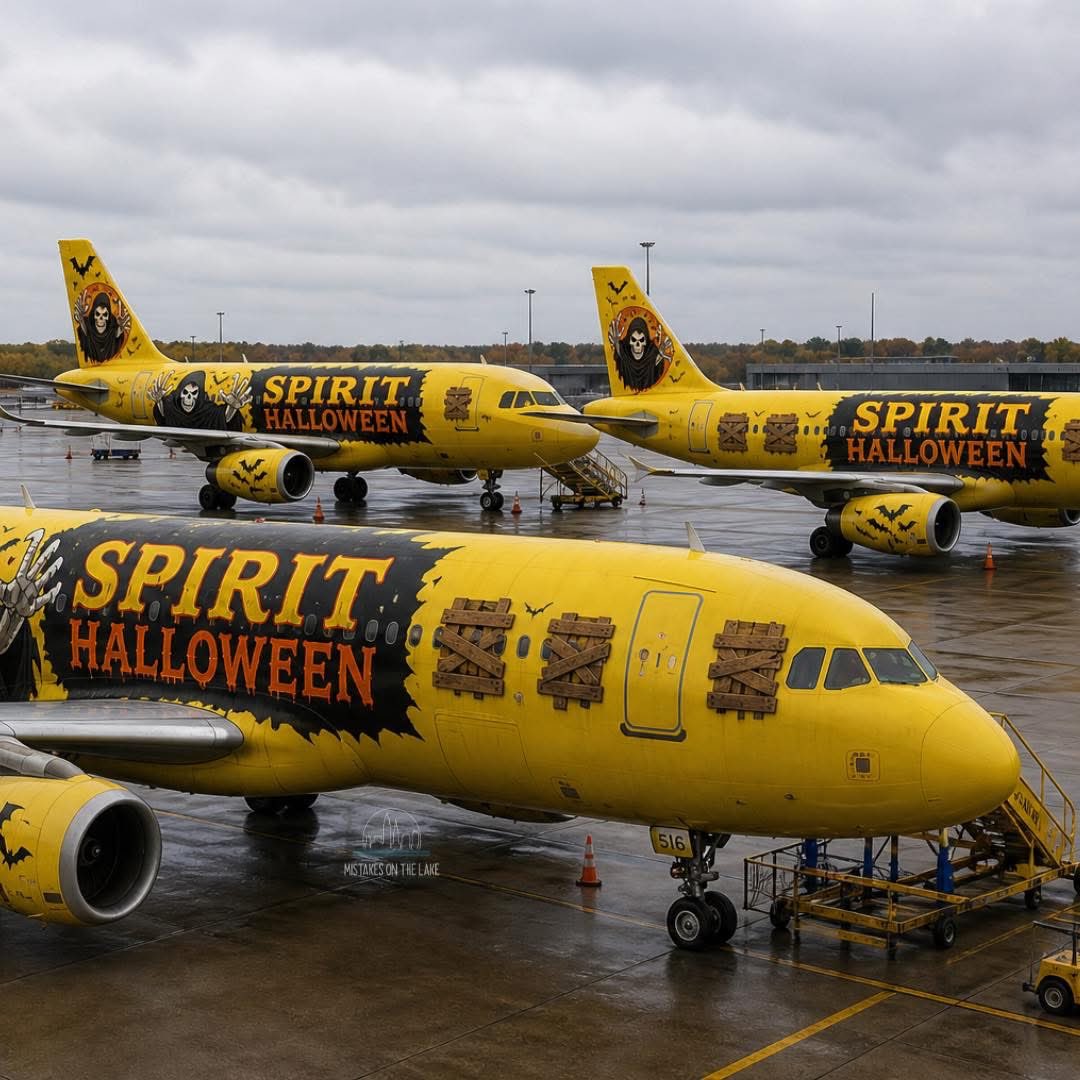 117texts's tweet image. The way this economy is going, #Spirit Halloweens will be on every block this fall. 
And now, in the sky. 

Thanks Trump Regime. ArEnT wE gReAt!