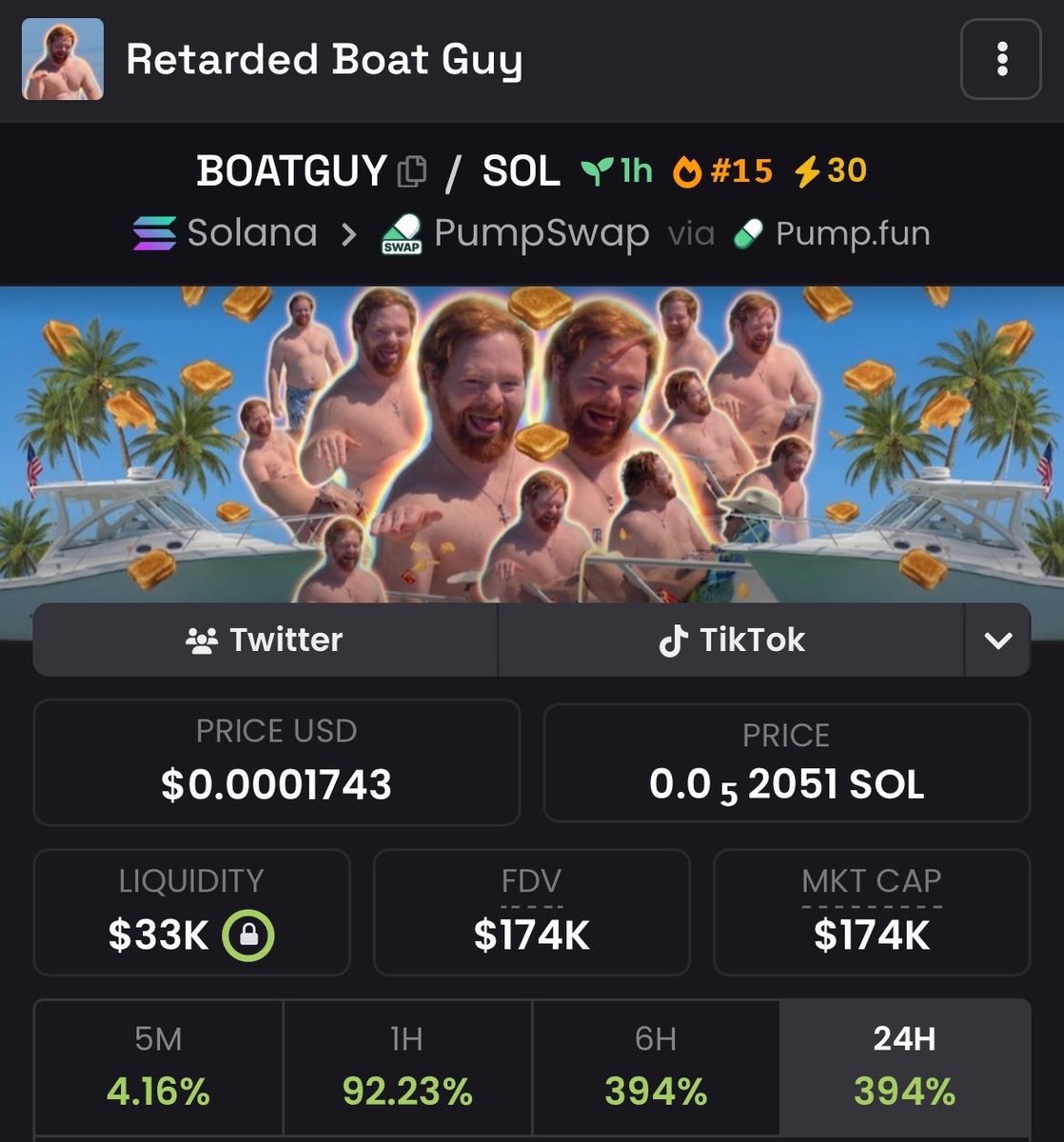 solwrd_'s tweet photo. $boatguy 30k - 180k = 6x https://t.co/3SKJXHru1b