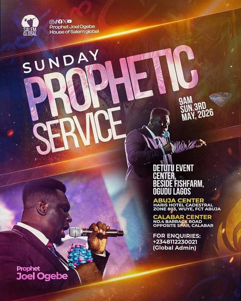 Prophet Joel Ogebe tweet media