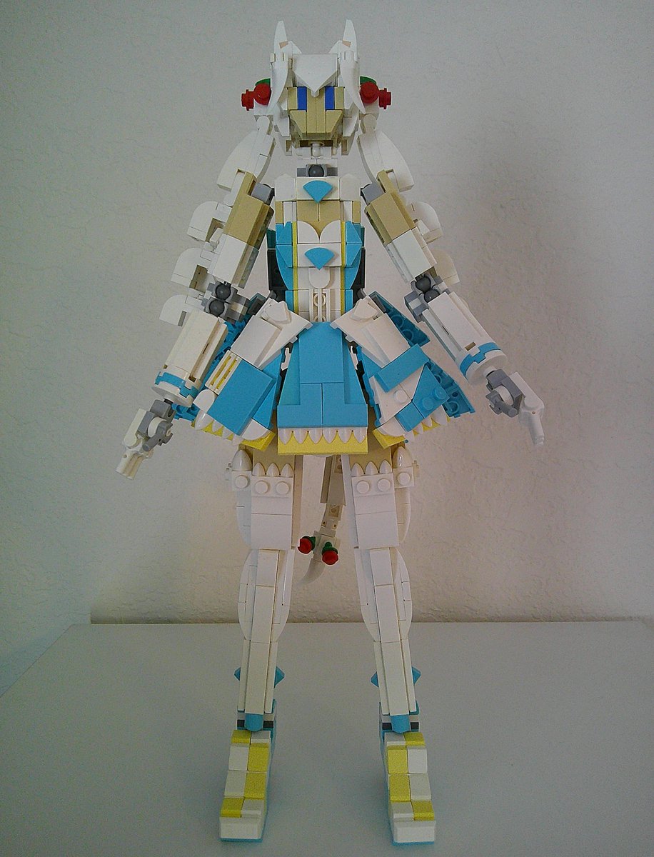 Z_BG_E1's tweet image. Here's a #Lego #MOC of a VTuber that I built when I was monitoring the situation.

#KirschedArt

(Core design credit goes to @/nananichibonze)