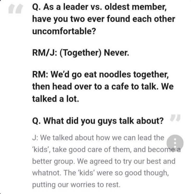 i still think about this, pls namjin have the best bond