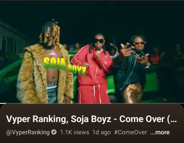 EarlyBMrecords's tweet image. @vyperranking  @SojaBoyzGang  
🚨 NEW MUSIC ALERT 🚨

The wait is over! Vyper Rankings just dropped the ultimate banger "Come Over"! 🔥 Smooth vocals, heavy beats, and pure dancehall vibes. 🎵
Run it up on all streaming platforms now! 🎧👇
#VyperRankings #ComeOver #NewMusic .
