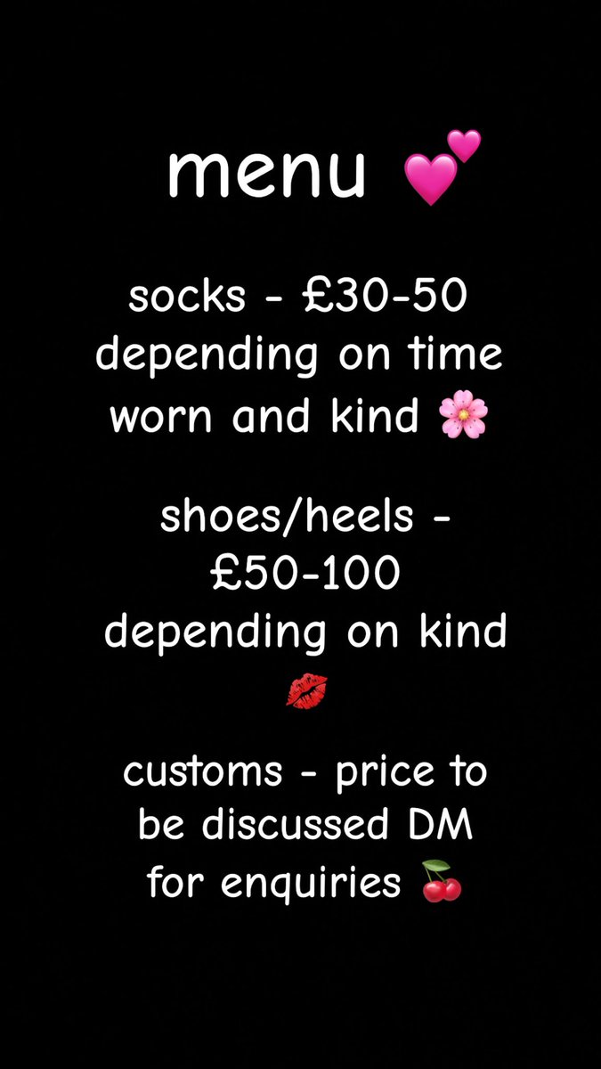 socksusannaside's tweet photo. all prices determine to change x
💕💋
#socks #sockfetish #stinkysocks #feet #footfetish #shoefetish #findom https://t.co/LVNgIFsrGP