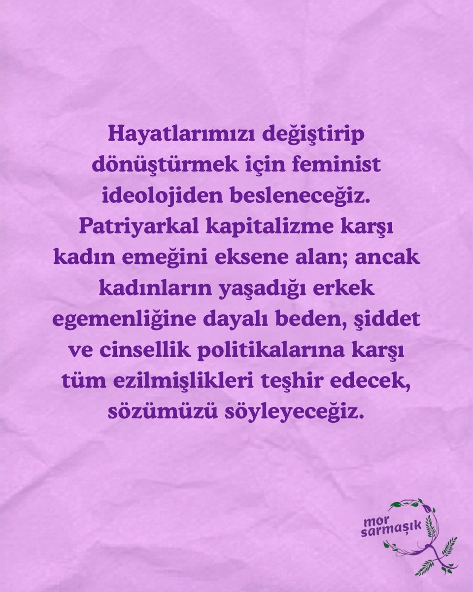 Mor Sarmaşık İzmir tweet media