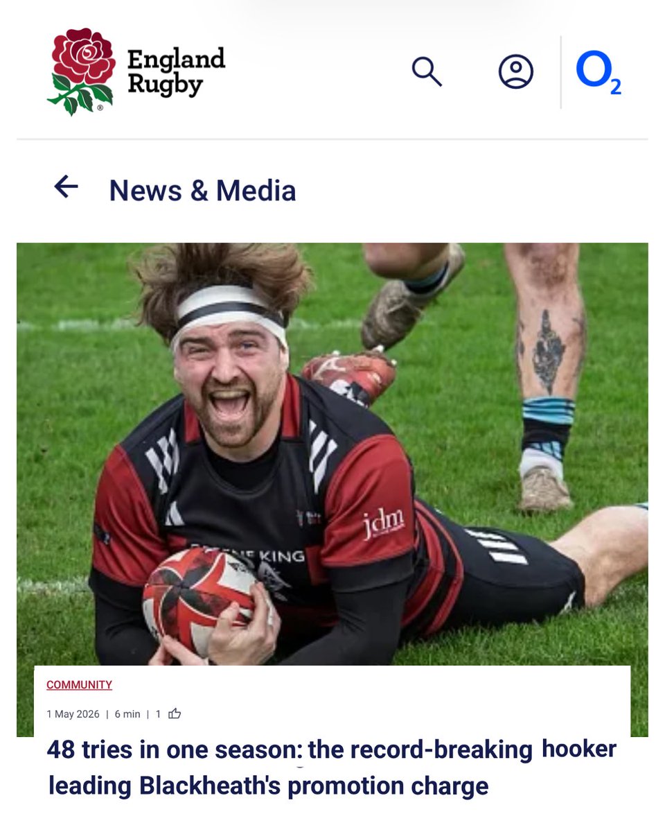 “It’s not often that try-scoring records are broken, much less by a hooker - but Blackheath’s Billy Harding has set two in one season.”

Read the full interview with Club Captain Harding on England Rugby’s website

englandrugby.com/follow/news-an…

#blackheathrugby #club #recordbreaker