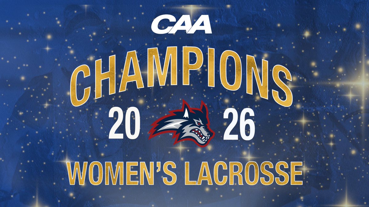 CAASports's tweet image. FOUR-PEAT! @stonybrookwlax ARE CHAMPIONS AGAIN! The Seawolves become just the second lacrosse program to win four consecutive conference crowns!

#CAAChamps